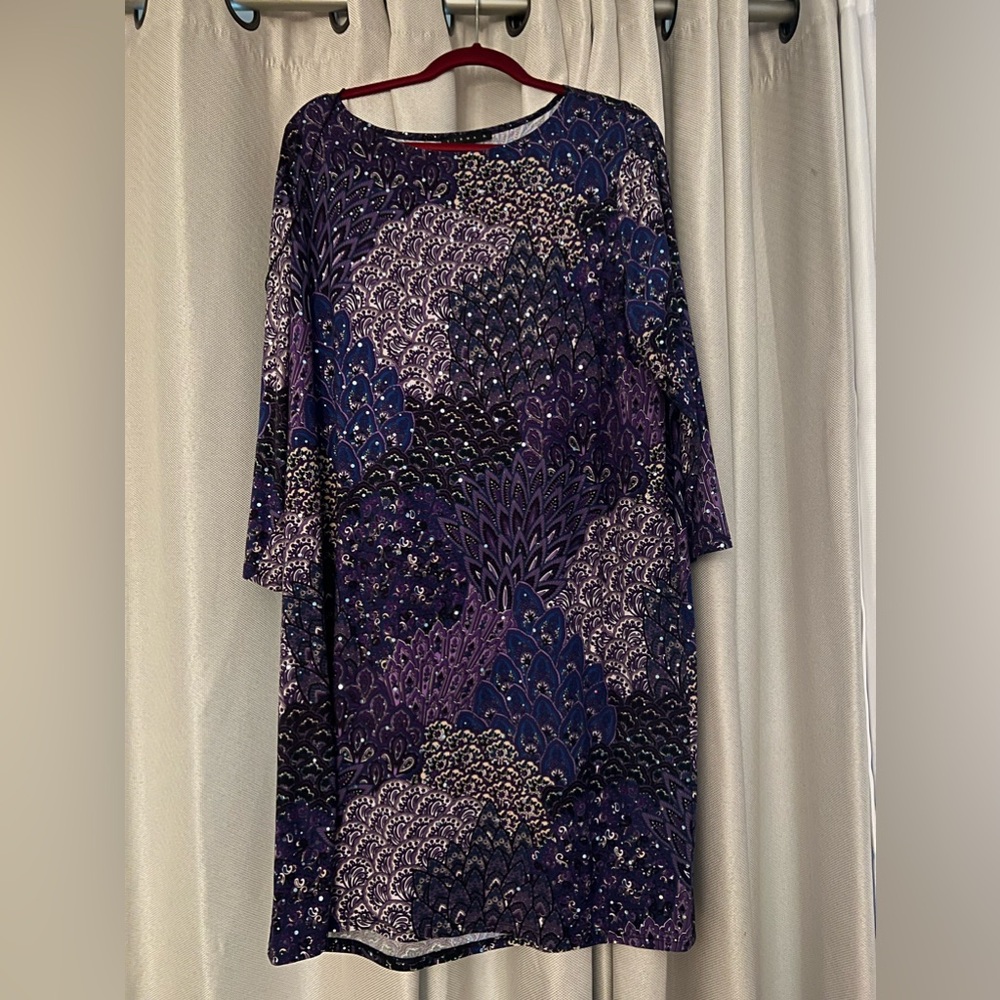 Stunning purple dress!